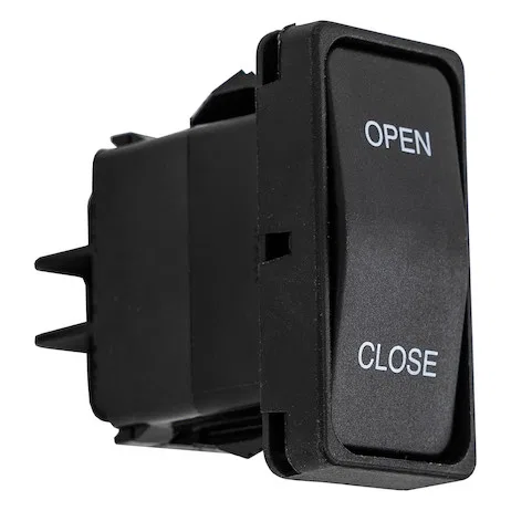 3014187 – BUYERS PROD Multi Purpose Switch, Momentary Open/ Close 12 Volt 10 Amp Rocker Rectangular Plastic Non-Light...